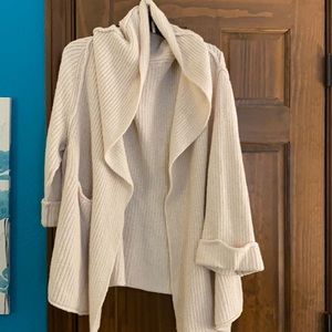 Free people oversized shawl collar cardigan